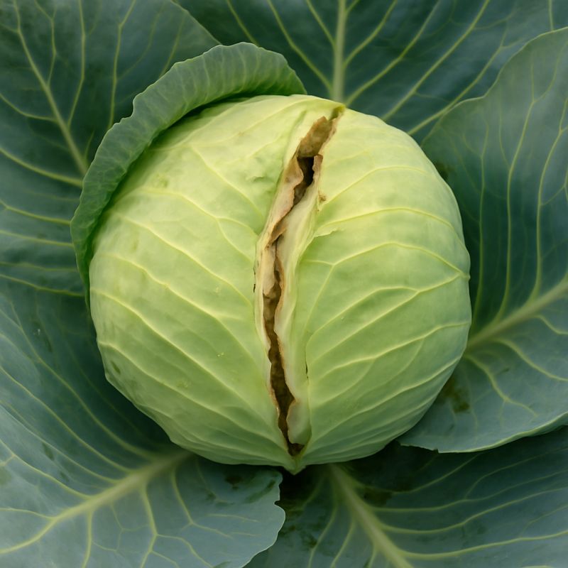 Почему капуста трескается на корню и как спасти урожай?