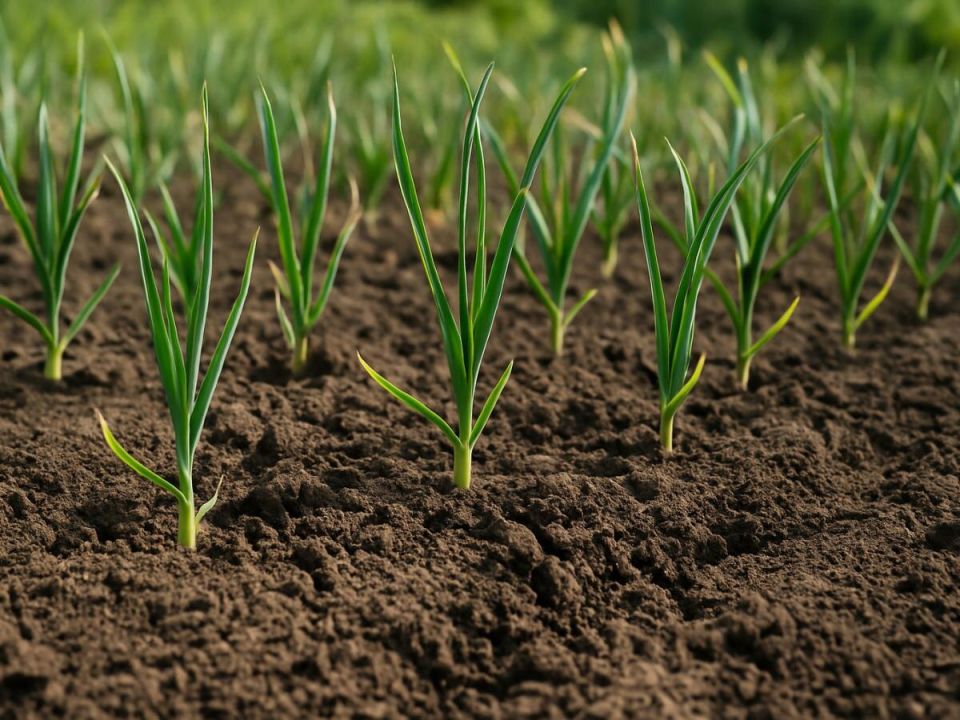 Как правильно поливать чеснок в июне для рекордного урожая