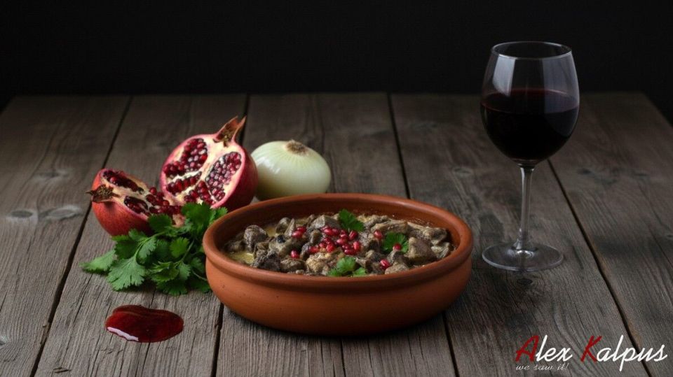 оттенки грузинской кухни: как приготовить куриную печень в сметане