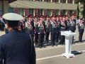 В эти минуты кадеты Первомайской кадетской школы торжественно прощаются со своим учебным заведением