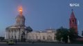 Купол Никольского собора в поселке Епифань Тульской области сгорел после атаки украинского беспилотника, сообщил губернатор Дмитрий Миляев