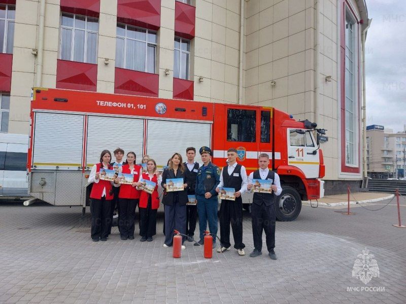 В Тульском цирке спасатели провели тренировочную эвакуацию