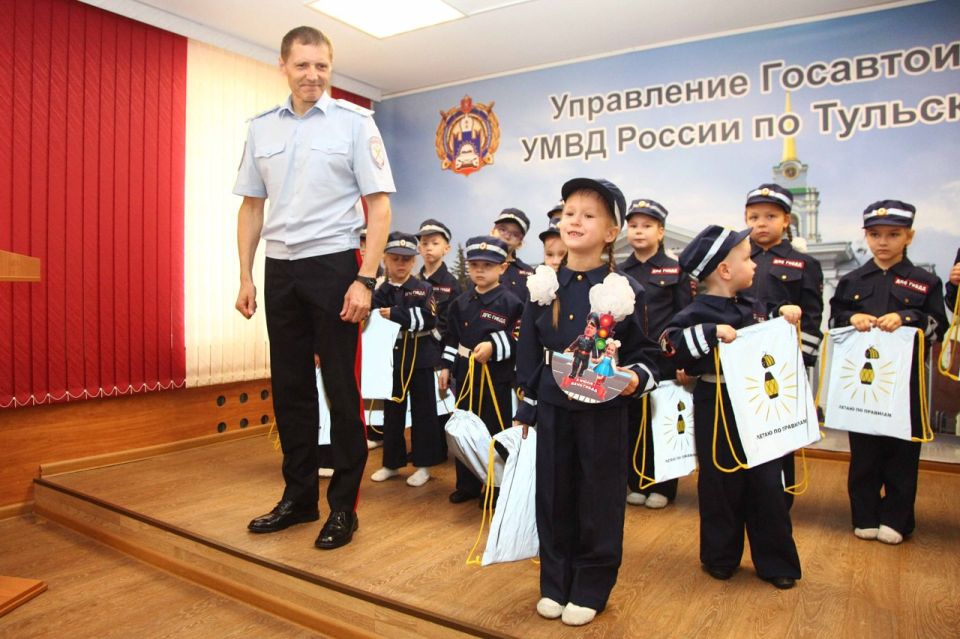 #СпасибоГАИ. Воспитанники детского сада «Светофорик» выражают благодарность всем сотрудникам Госавтоинспекции Тульской области