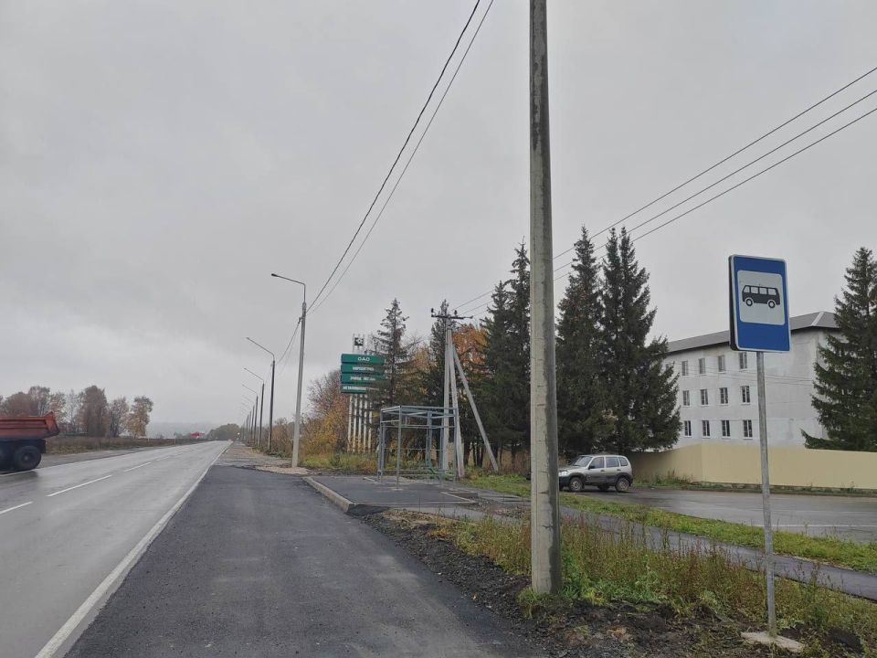 #Новостисполей. На автомобильной дороге «Быковка-Богородицк» установили новые дорожные знаки