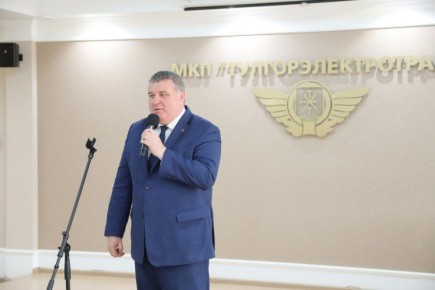 Илья Беспалов: Поздравил сотрудников муниципального предприятия «Тулгорэлектротранс» с профессиональным праздником