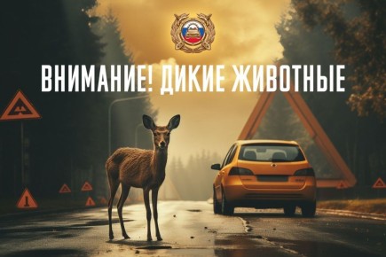 Госавтоинспекция Тульской области напоминает, что в период миграции, особенно в темное время суток, наибольшую опасность представляет появление на дороге лосей
