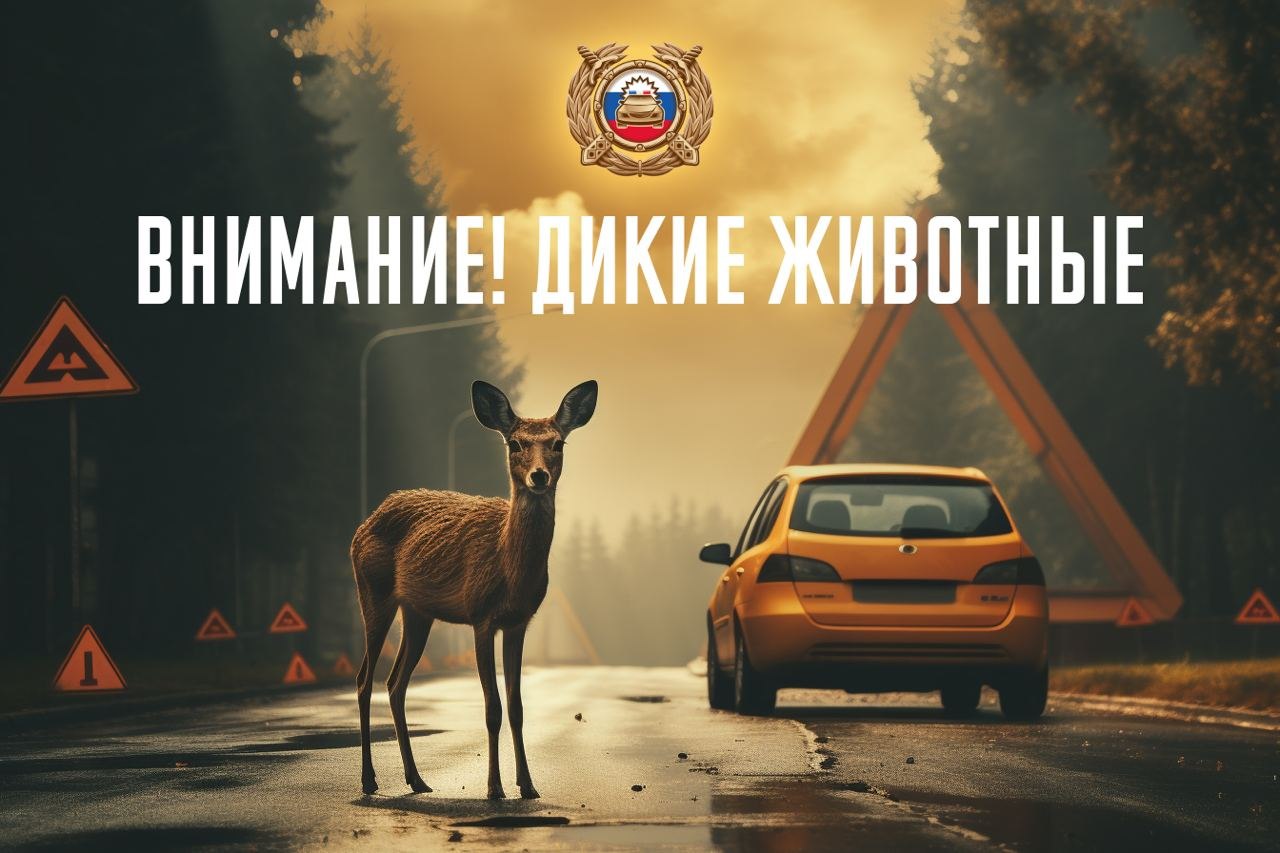 Госавтоинспекция Тульской области напоминает, что в период миграции, особенно в темное время суток, наибольшую опасность представляет появление на дороге лосей