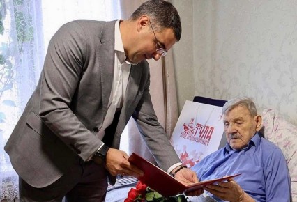Почетный гражданин Тулы, ветеран Великой Отечественной войны Николай Иванович Титов отметил 100-летие
