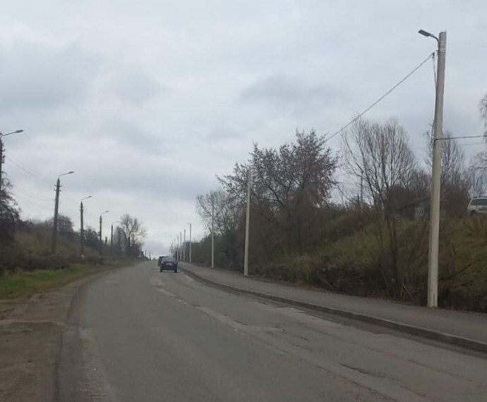 На участке веломаршрута «Лев Толстой» появились фонари уличного освещения На участке веломаршрута «Лев Толстой» появились фонари уличного освещения