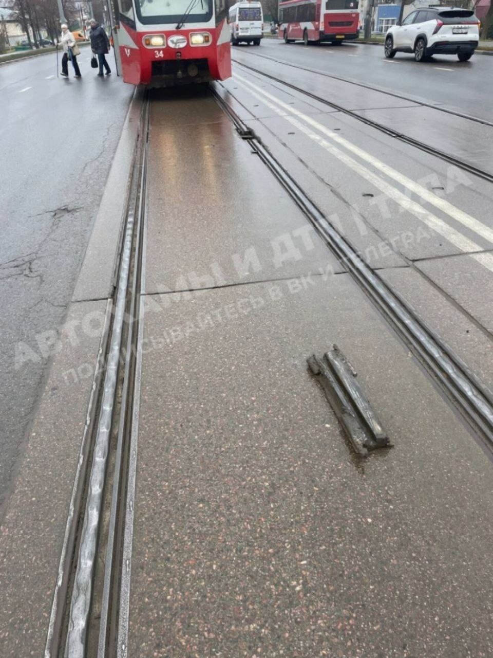 Туляки сообщали о проблемах с трамвайными путями на Пролетарском мосту за несколько дней до аварии