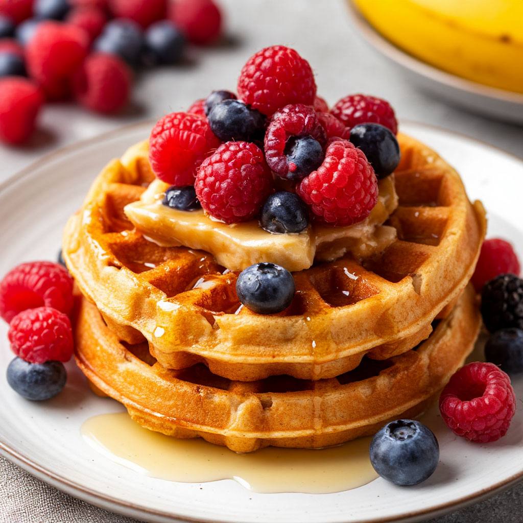 В рубрике #УтроКофеТСН мы предлагаем приготовить завтра на завтрак Банановые вафли: