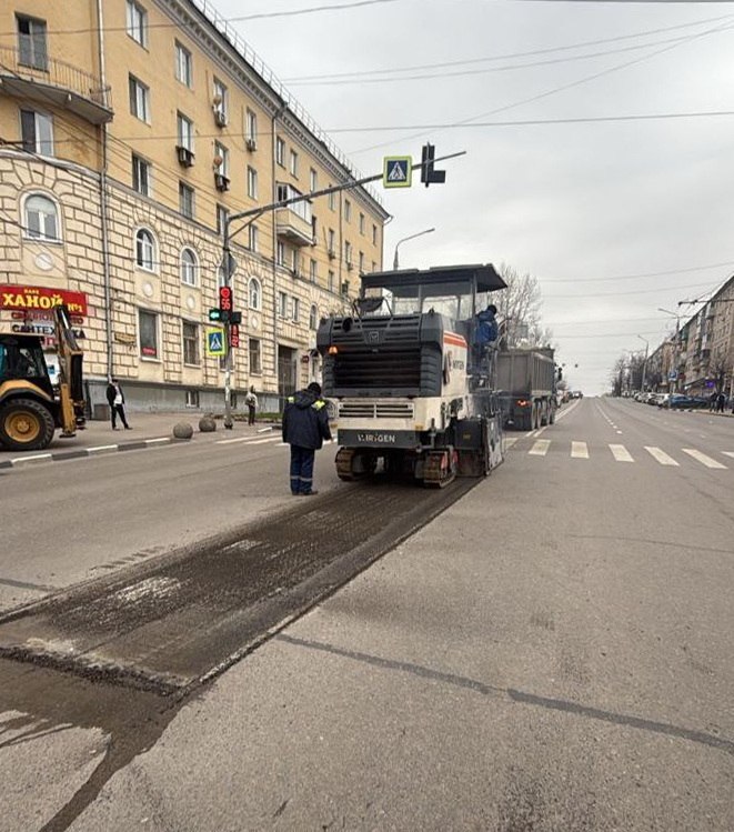 На двух участках ул. Октябрьской начался ремонт дороги