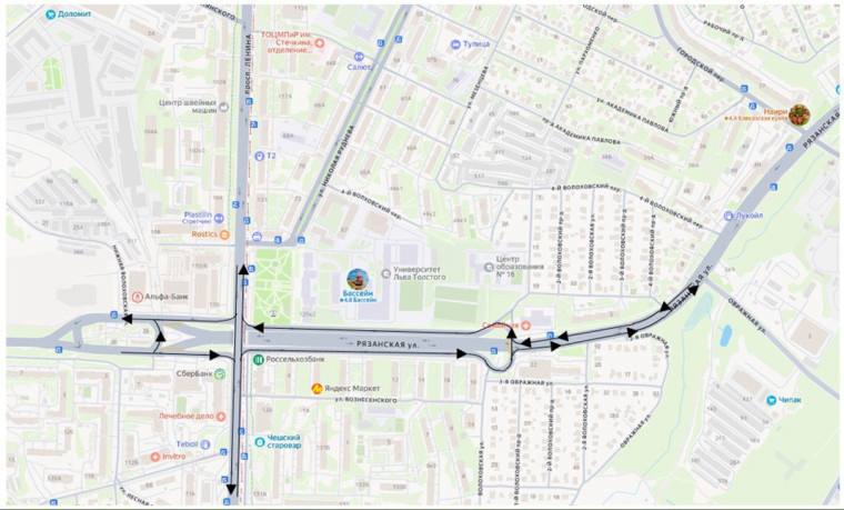 Движение транспорта под Орловским путепроводом в Туле ограничат