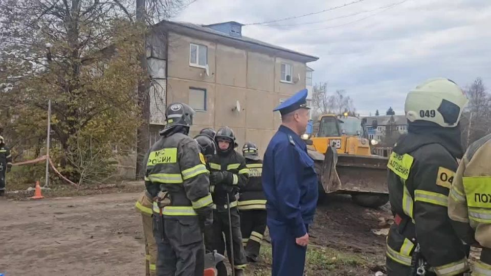 На место происшествия выехал заместитель прокурора Тульской области Олег Цыганков