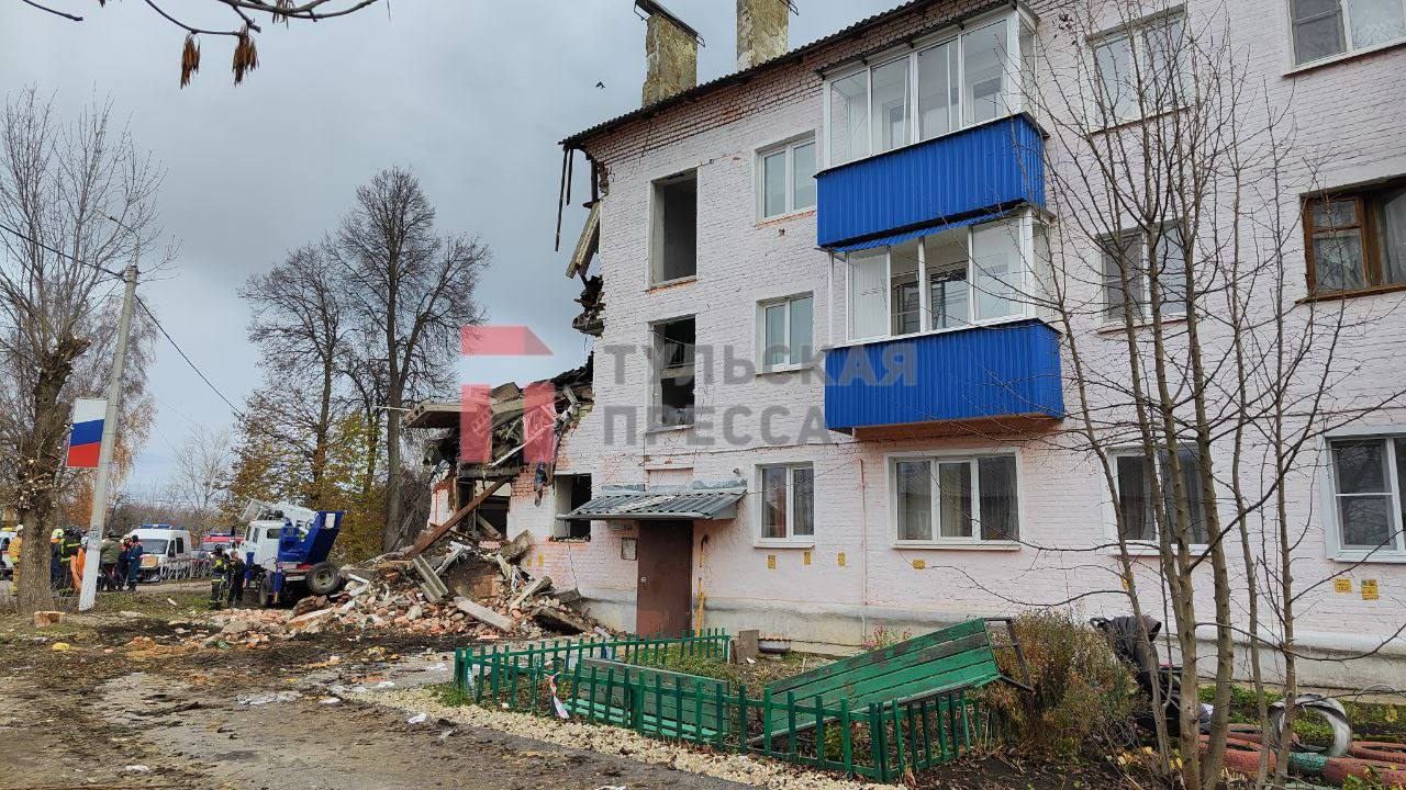 Взрыв газа в многоэтажке в Тульской области Взрыв газа в многоэтажке в Тульской области