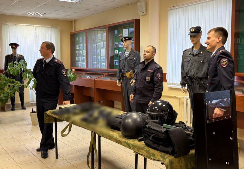 В рамках акции «Будь в форме» студенты Тульского государственного университета познакомились с работой патрульно-постовой службы полиции