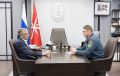 Дмитрий Миляев встретился с новым начальником тульского МЧС Алексеем Сабадыревым