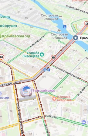 На Пролетарском мосту ДТП с маршруткой