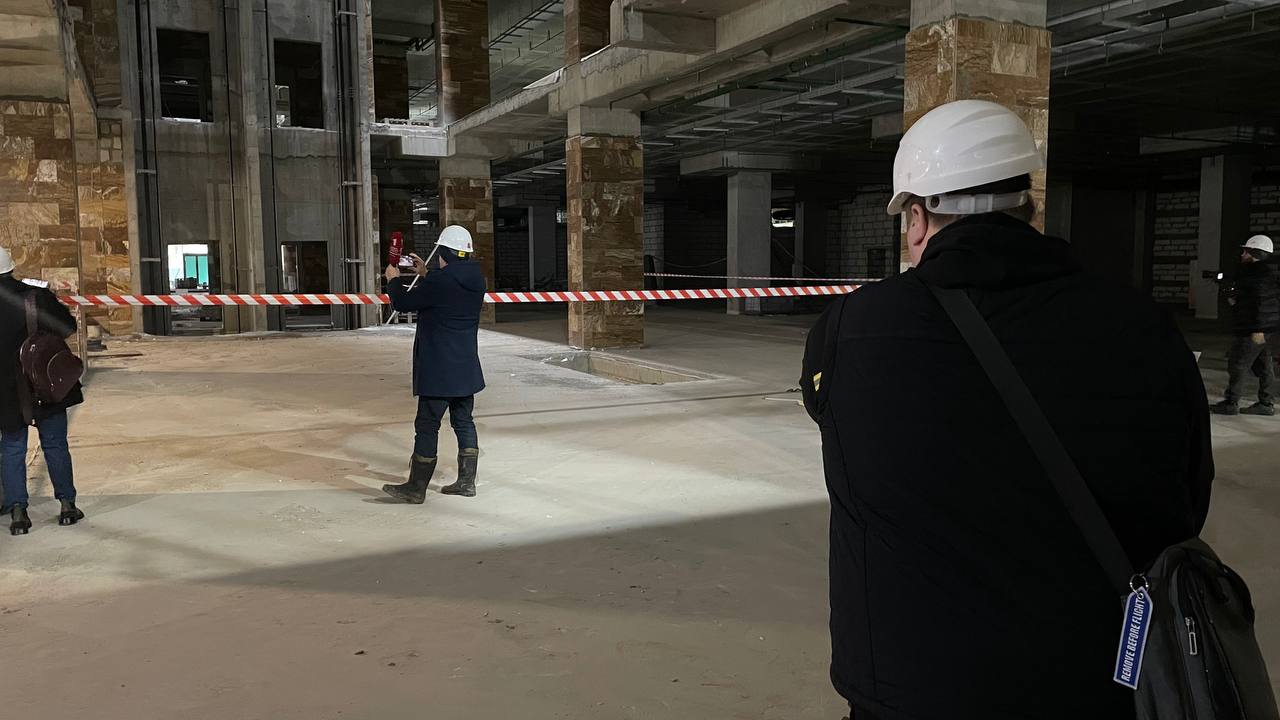 Уникальные кадры из строящегося тульского аквапарка Уникальные кадры из строящегося тульского аквапарка