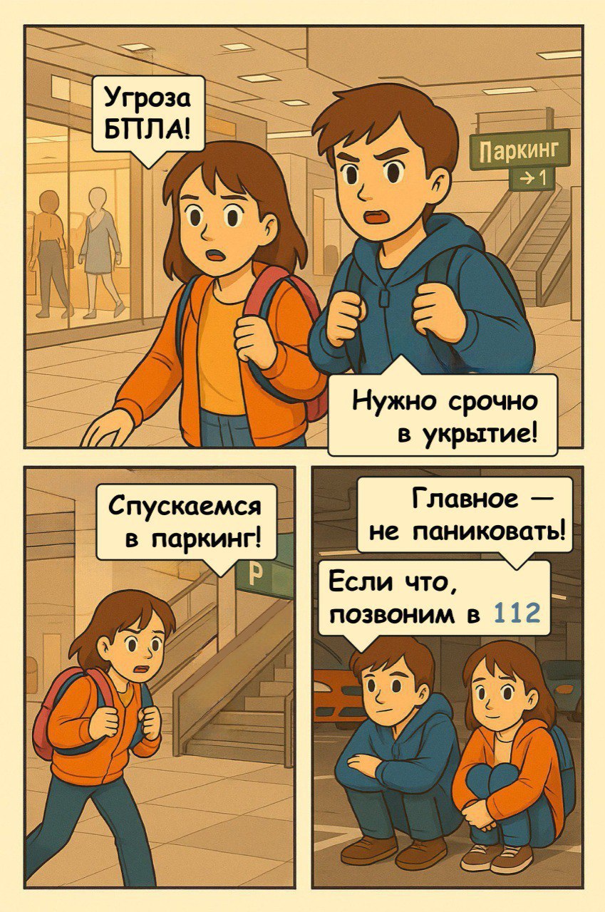 Памятка при угрозе БПЛА: не паникуйте и следуйте правилам Памятка при угрозе БПЛА: не паникуйте и следуйте правилам