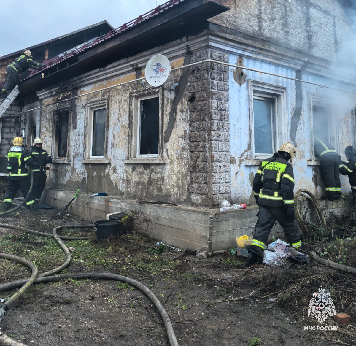 На пожаре в Туле погибла женщина На пожаре в Туле погибла женщина