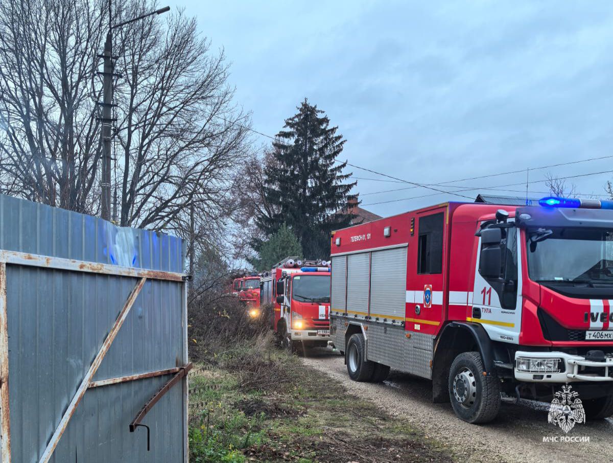 На пожаре в Туле погибла женщина На пожаре в Туле погибла женщина