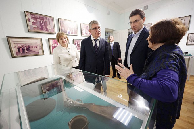 Территория культуры: Игорь Щеголев и губернатор Дмитрий Миляев посетили музей П. Н. Крылова в Туле Территория культуры: Игорь Щеголев и губернатор Дмитрий Миляев посетили музей П. Н. Крылова в Туле