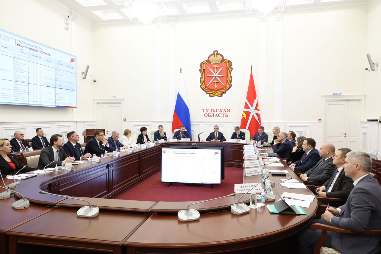 Работа на контроле: Губернатор Дмитрий Миляев проверил реализацию нацпроектов в Тульской области