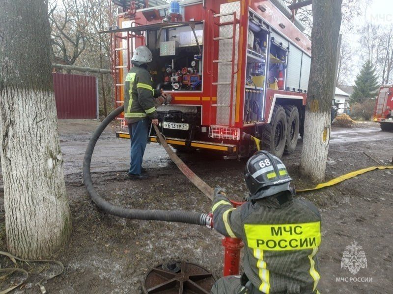 Богородицкие спасатели провели пожарно-тактические учения в детском саду