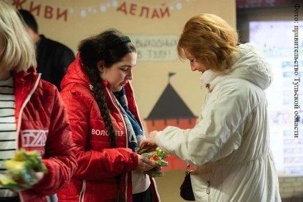 В волонтерских центрах Тульской области заняты 107 тысяч добровольцев