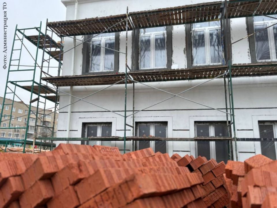 Детская школа искусств на Одоевском шоссе в Туле откроется к сентябрю 2026 года