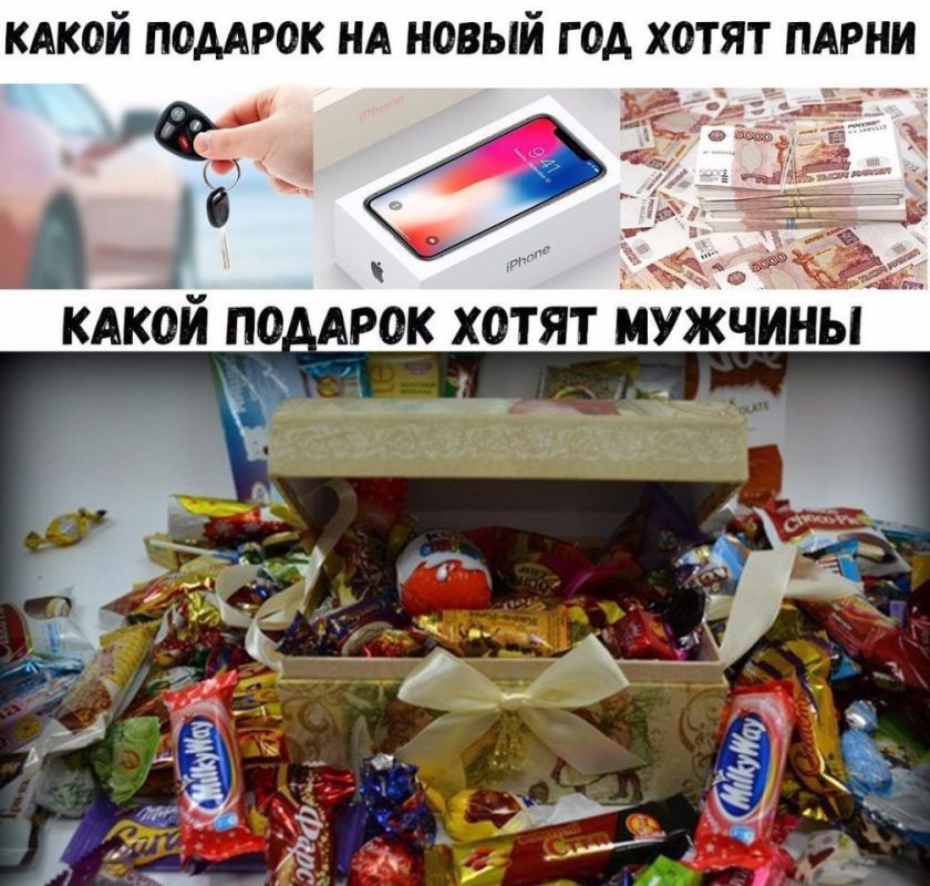 Больше всего на Новый год россияне хотят получить алкоголь