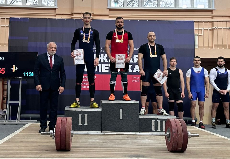 Туляки в числе победителей всероссийских соревнований по тяжелой атлетике