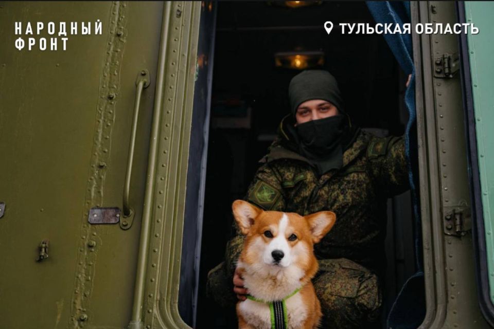 В Тульской области служит боец СВО вместе со своим верным другом
