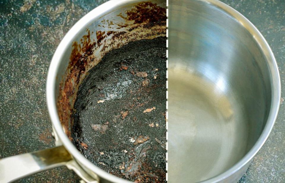 Очистка пригоревших кастрюль и сковородок: простые советы и методы