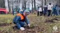 В Тульской области спасатели высадили памятную аллею деревьев в честь 35-летия МЧС России