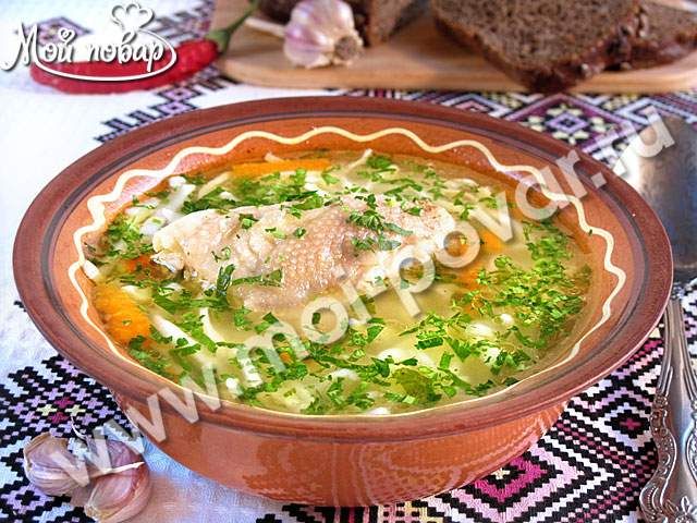 Традиционная зама из курицы с домашней лапшой