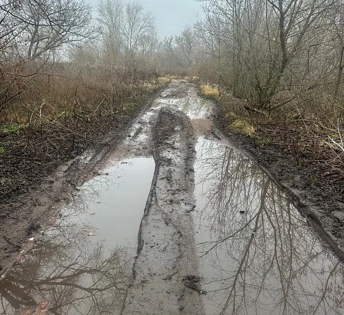Дорогу у посёлка Побединский под Киреевском не ремонтируют, несмотря на решение суда