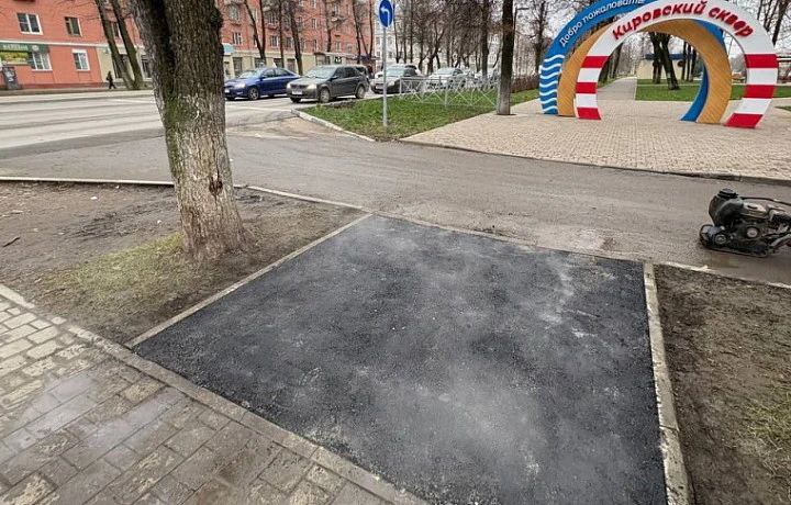 В Туле за неделю привели в порядок более 2000 квадратных метров дорог