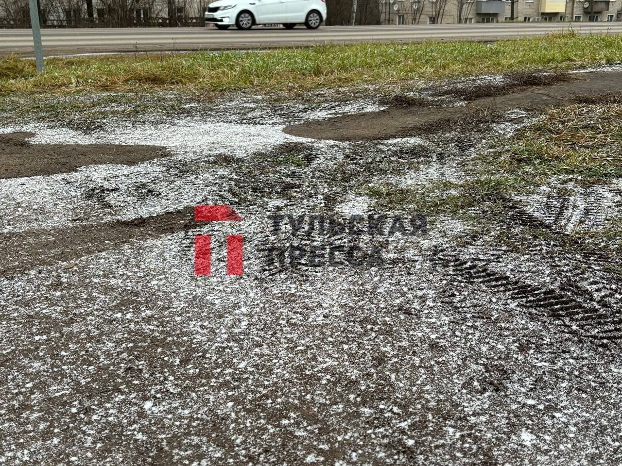 Наконец-то! В Тульской области замечен снег