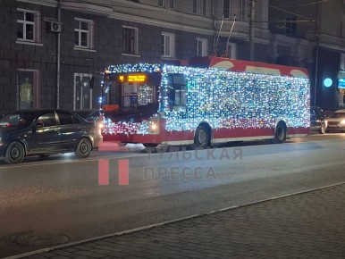 Мерцающие троллейбусы вышли на улицы в Туле