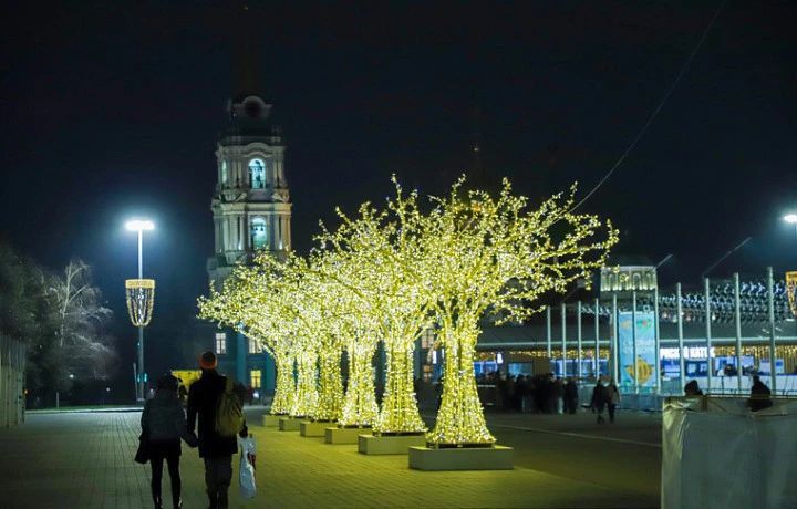В Тульской области до 20 декабря украсят более 120 общественных пространств