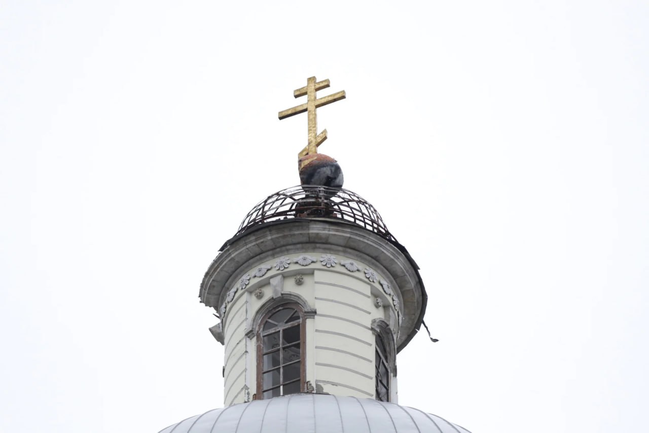 После нашей публикации Свято-Никольский храм в Епифани начали потихоньку восстанавливать