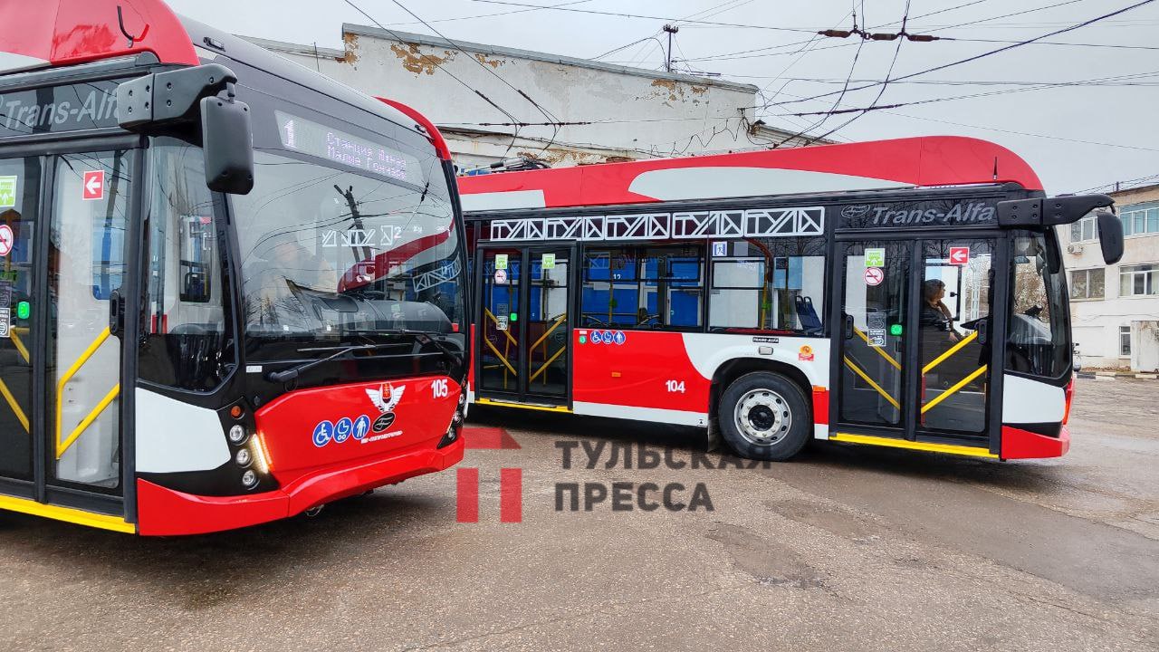 Показываем новенькие троллейбусы, которые теперь будут катать туляков Показываем новенькие троллейбусы, которые теперь будут катать туляков