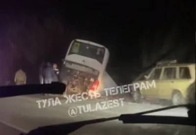 Смертельное ДТП произошло на 48-м километре дороги Тула — Новомосковск