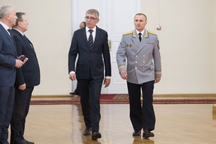 Губернатор Дмитрий Миляев — сотрудникам ФСБ: «Ваша работа направлена на обеспечение безопасности наших жителей, региона и страны в целом»