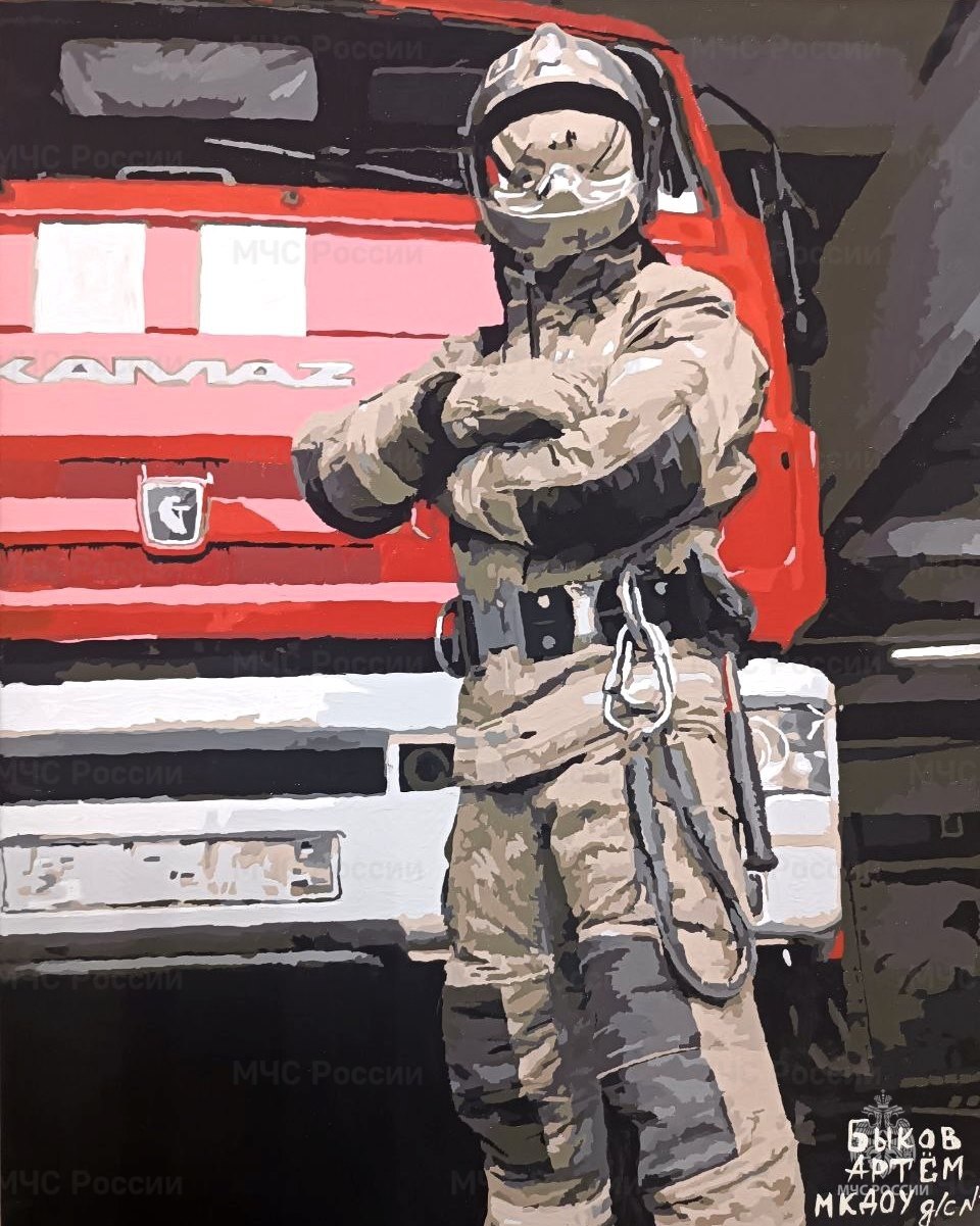 В Узловой определили лучшие детские рисунки, посвященные героической профессии спасатель В Узловой определили лучшие детские рисунки, посвященные героической профессии спасатель
