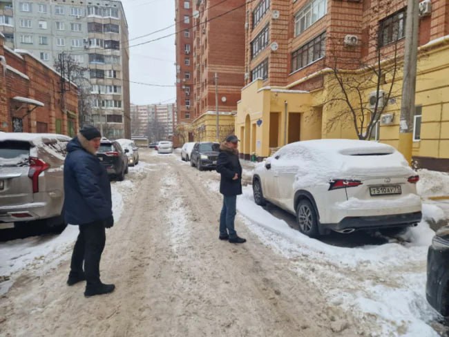 В Туле проверили 600 дворов и выявили сотни нарушений при уборке снега