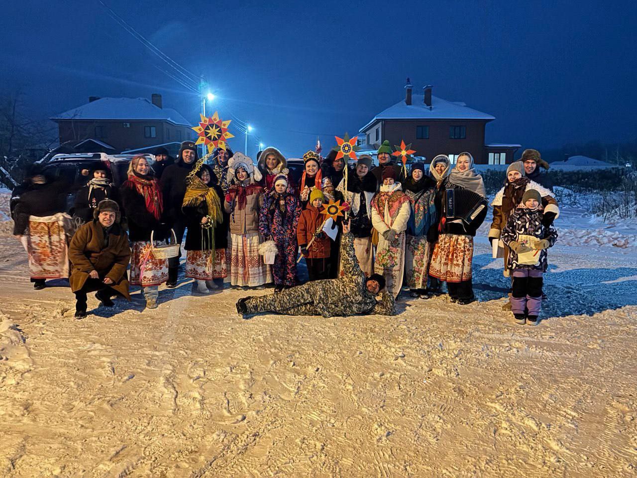 В селе Бушово возродили старинные рождественские традиции