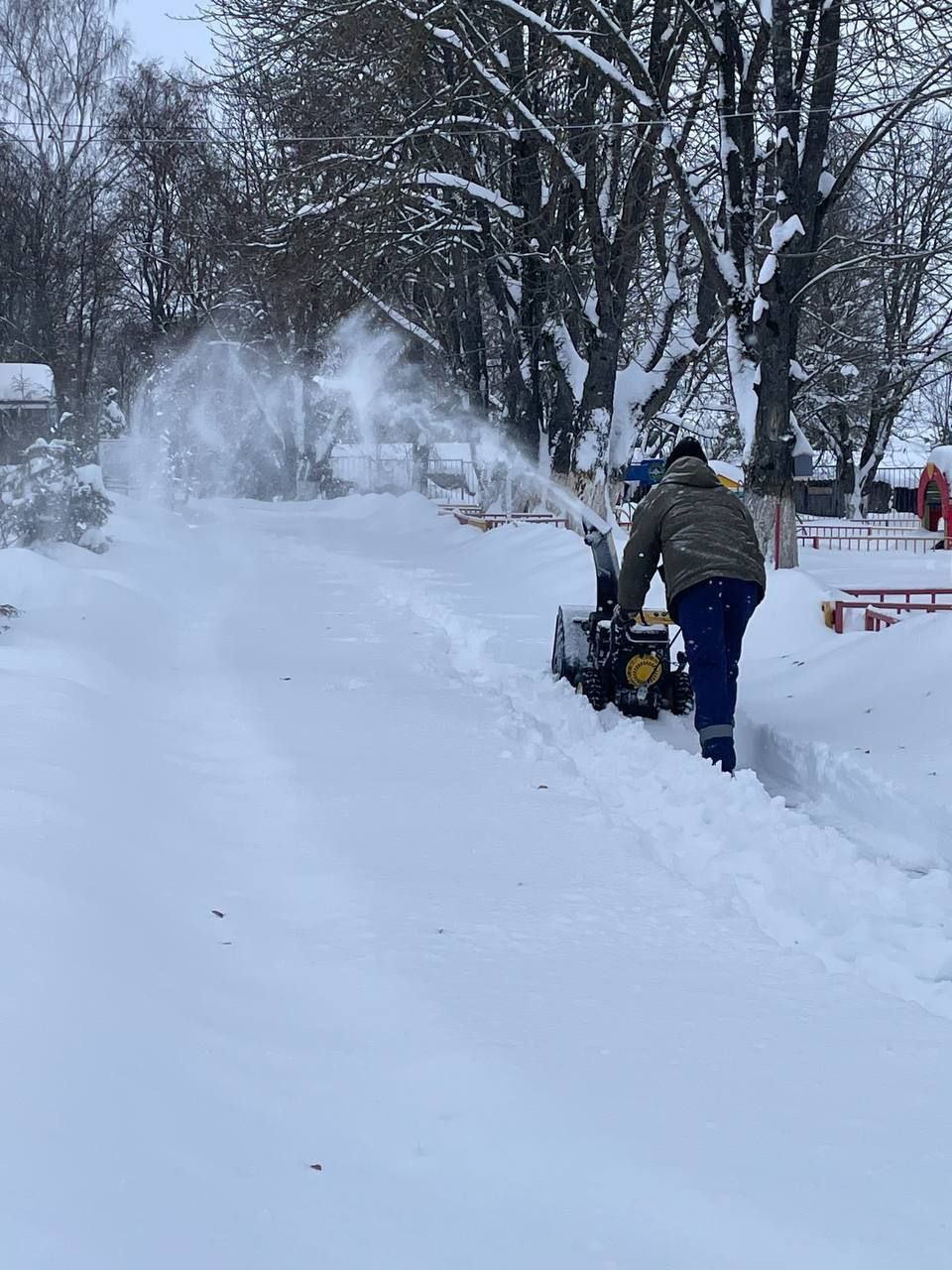 В Тульской области — массовый снежный субботник В Тульской области — массовый снежный субботник
